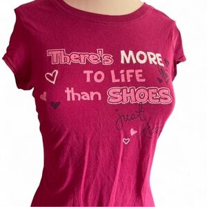 Self Esteem Fuchsia Graphic Tee